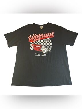 Warrant 80s Band “Warrant Garage Hollywood California” Graphic T-Shirt Size XL